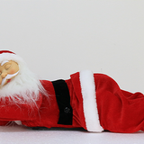 PAPAI NOEL DEITADO DORMINDO COM MOVIMENTOS, SOM E LUZ 45CM