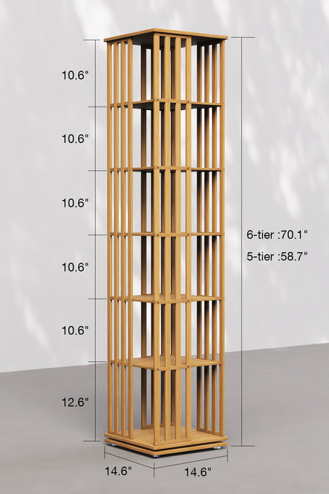 Promoções de Natal - Estante Giratória de 6 Camadas 360° Premium