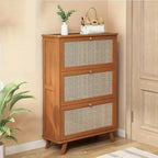 Armário de Sapatos de Bambu