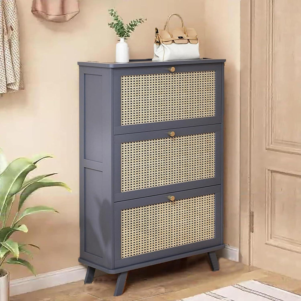 Armário de Sapatos de Bambu