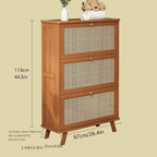 Armário de Sapatos de Bambu