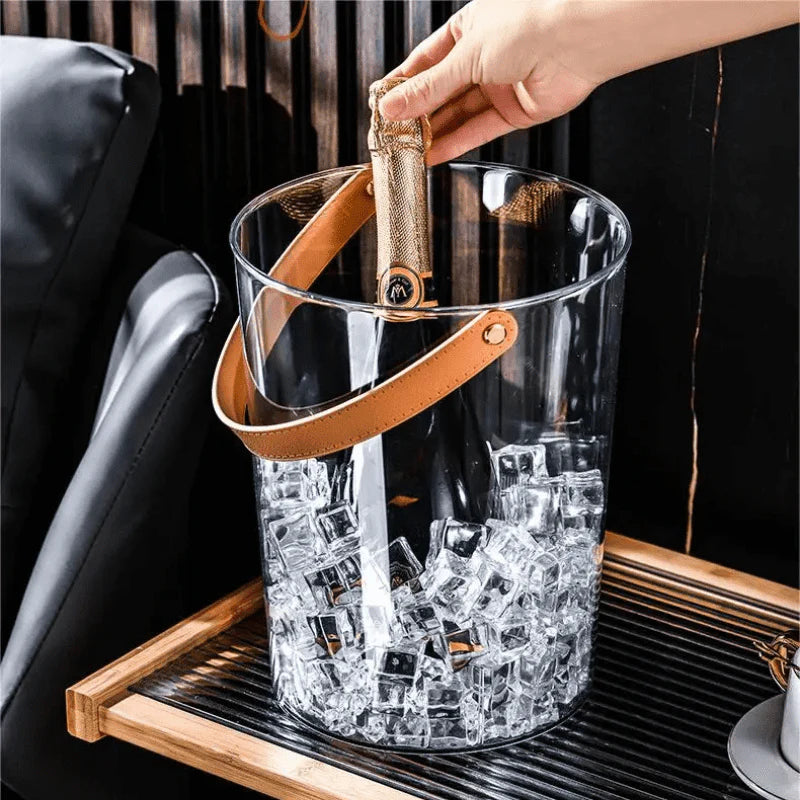 Baldes de Gelo Acrílico Cerveja Champanhe Bar em Casa