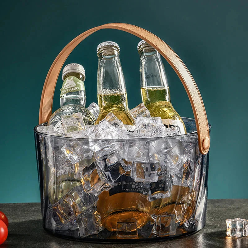 Baldes de Gelo Acrílico Cerveja Champanhe Bar em Casa
