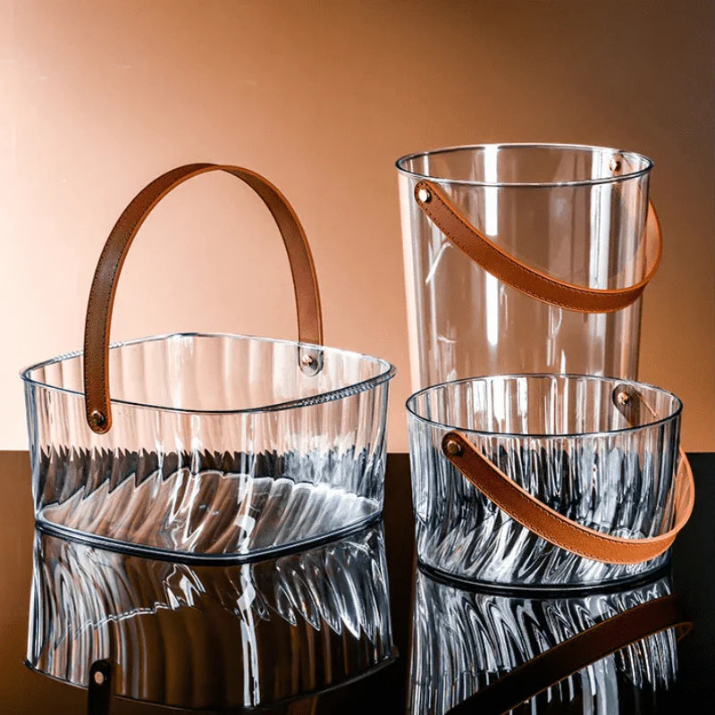 Baldes de Gelo Acrílico Cerveja Champanhe Bar em Casa