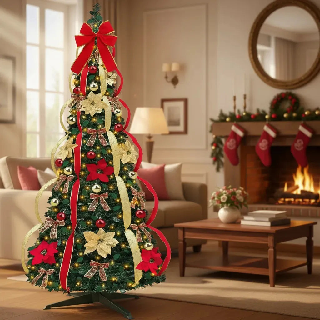 Natal Morada: Árvore Pop-Up Mais Prática do Brasil por Tempo Limitado!