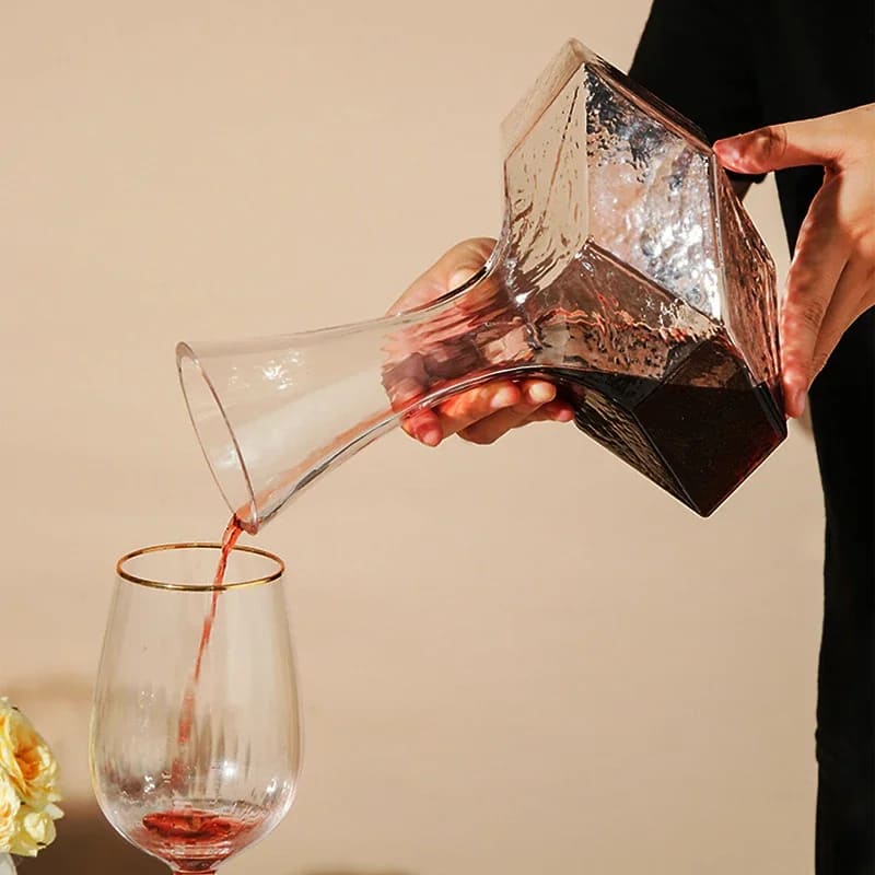 Decanter de Vinho Whisky Vidro Criativo Bar em Casa 1400ml