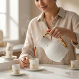 Garrafa Térmica DioureLux® + BRINDE Conjunto de 6 Xícaras