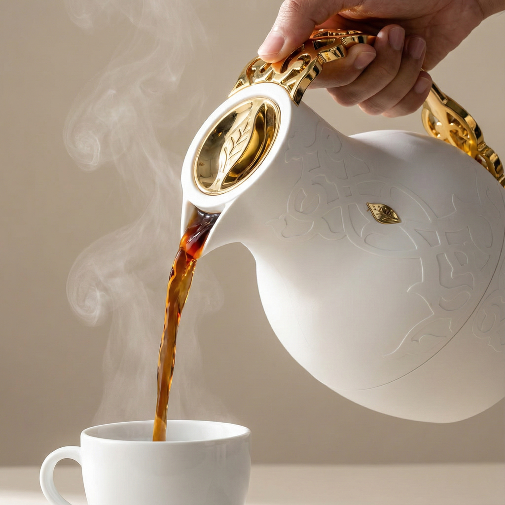 Garrafa Térmica DioureLux® + BRINDE Conjunto de 6 Xícaras