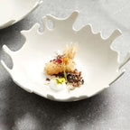 Saladeira Prato de Cerâmica Irregular Mesa Posta