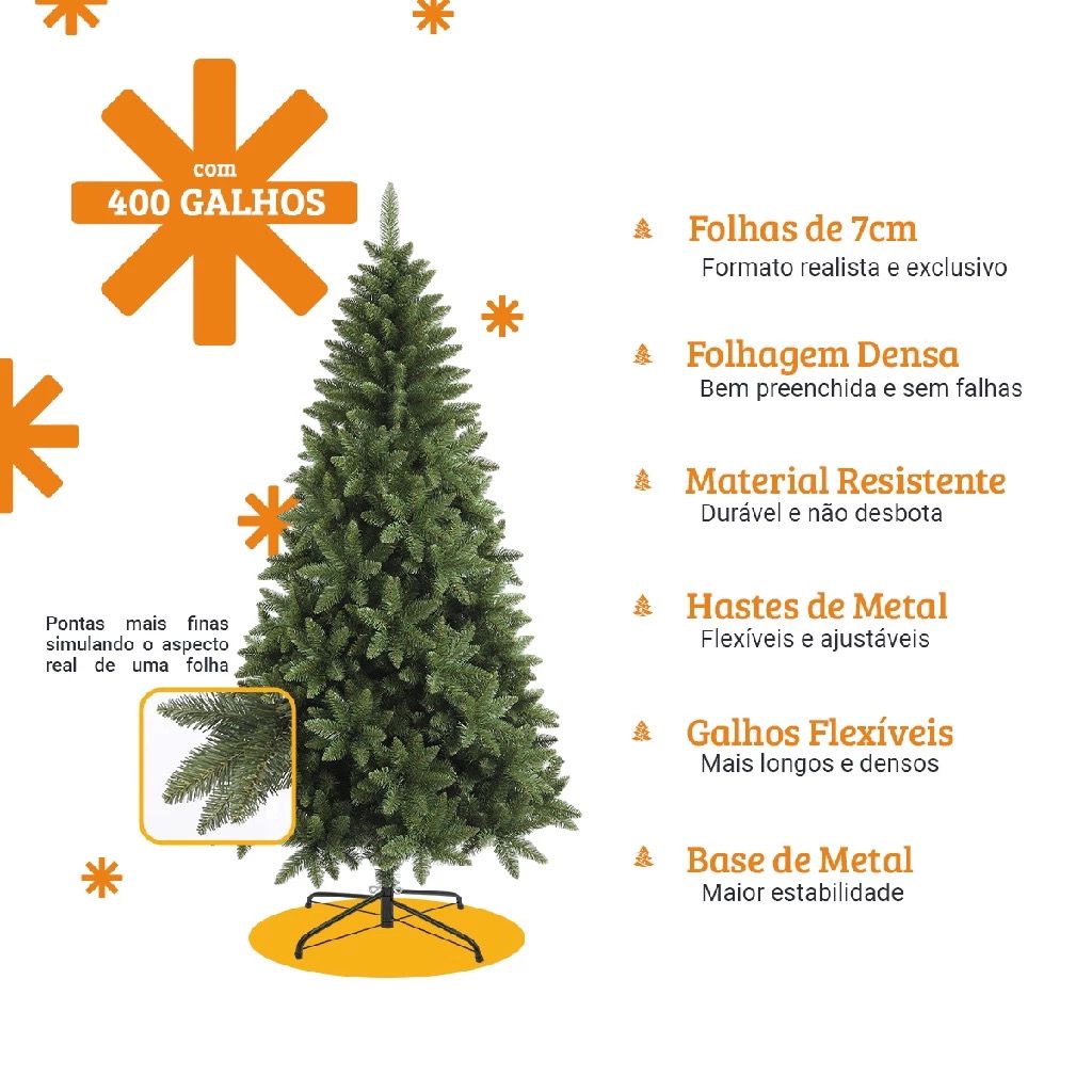 (MAIS VENDIDO) Arvore de Natal Pinheiro Montagem Instantânea com Controle Remoto + 700 Leds PROMOÇÃO BLACK FRIDAY