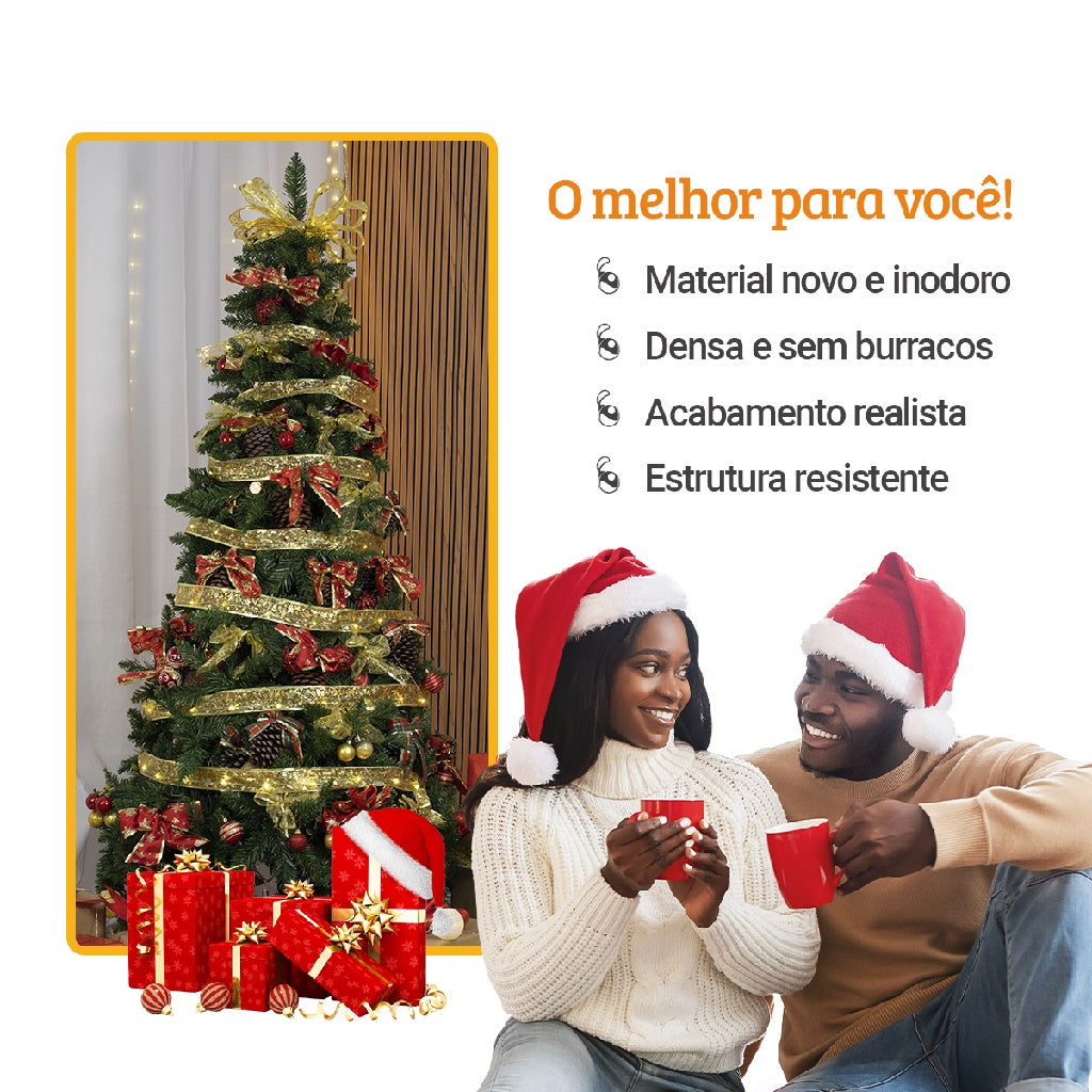 (MAIS VENDIDO) Arvore de Natal Pinheiro Montagem Instantânea com Controle Remoto + 700 Leds PROMOÇÃO BLACK FRIDAY